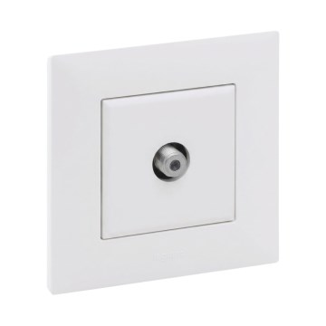 Legrand - TV-udtag med ramme NILOE STEP hvid