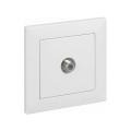 Legrand - TV-udtag med ramme SUNO hvid