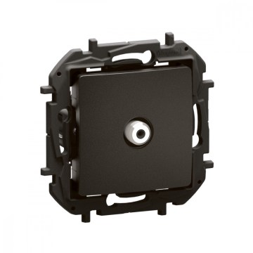 Legrand - TV-udtag uden ramme NILOE sort