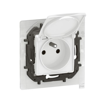 Legrand - Udendørs stikkontakt til bolig uden ramme 250V/16A NILOE IP44 hvid