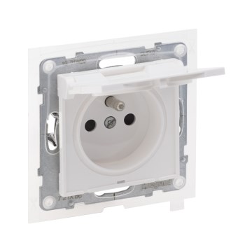 Legrand - Udendørs stikkontakt til husbrug uden ramme NILOE STEP 250V IP44 hvid