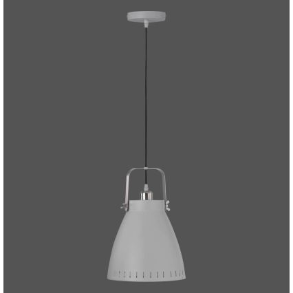 Leuchten Direkt 11059-15 - Pendel EVA 1xE27/60W/230V diameter 21,5 cm grå