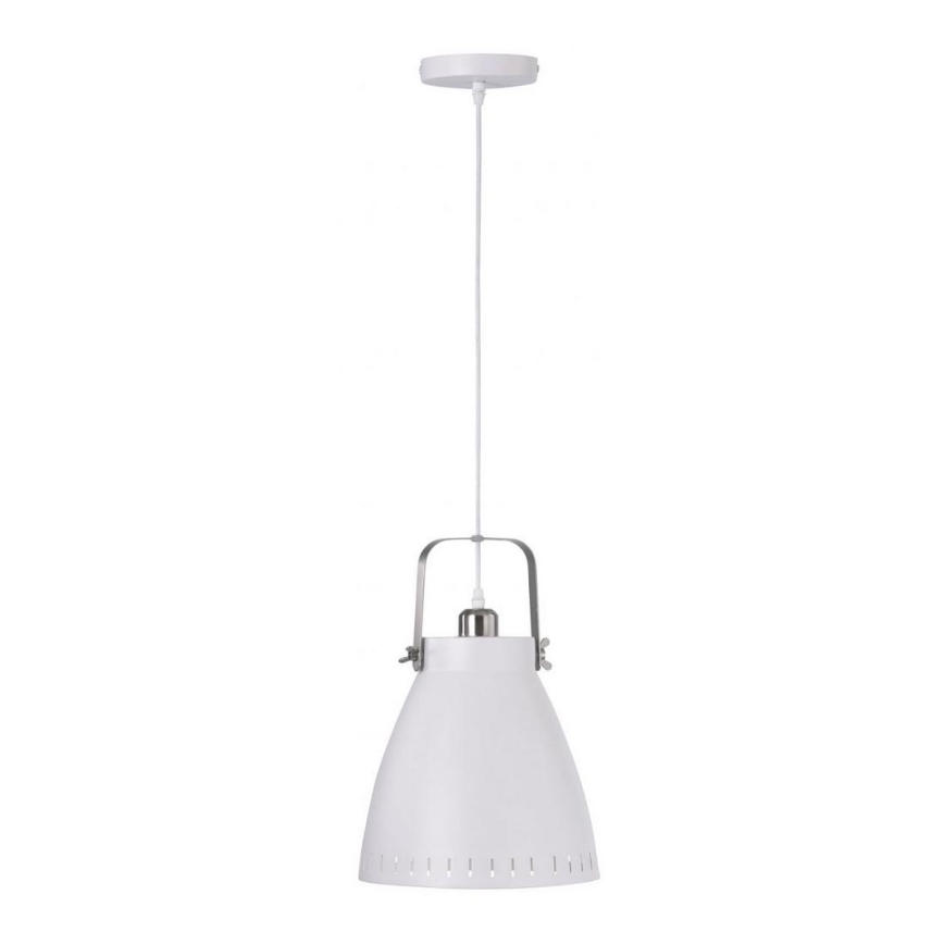 Leuchten Direkt 11059-16 - Pendel EVA 1xE27/60W/230V diameter 21,5 cm hvid