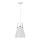 Leuchten Direkt 11059-16 - Pendel EVA 1xE27/60W/230V diameter 21,5 cm hvid