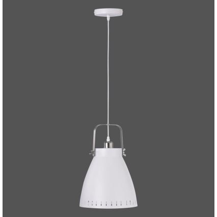 Leuchten Direkt 11059-16 - Pendel EVA 1xE27/60W/230V diameter 21,5 cm hvid