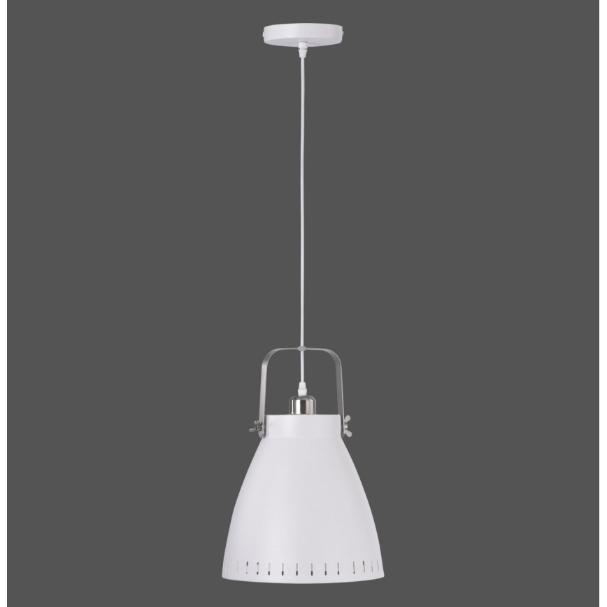 Leuchten Direkt 11059-16 - Pendel EVA 1xE27/60W/230V diameter 21,5 cm hvid