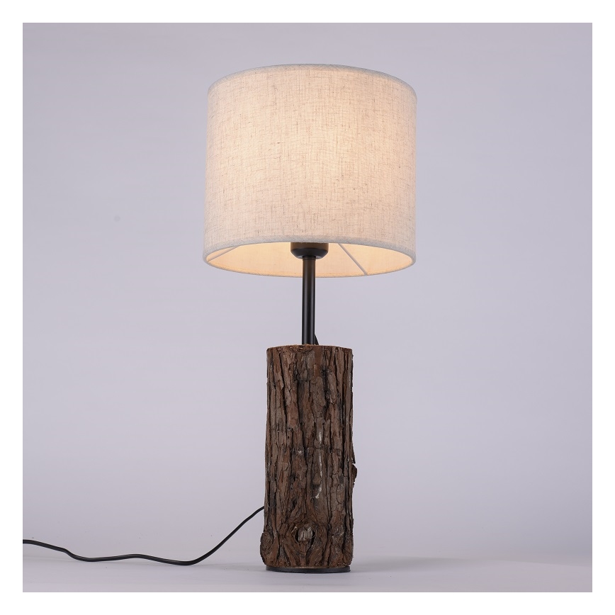 Leuchten Direkt 11233-79 - Bordlampe BARK 1xE27/40W/230V træ