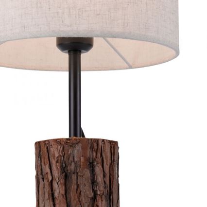 Leuchten Direkt 11233-79 - Bordlampe BARK 1xE27/40W/230V træ