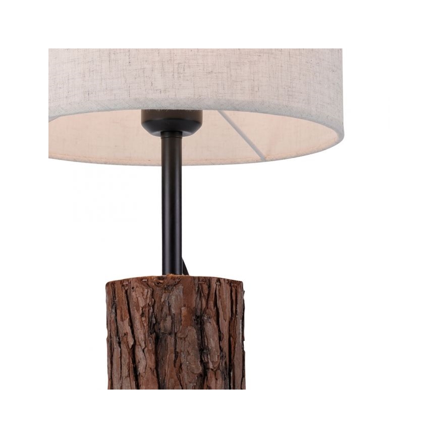 Leuchten Direkt 11233-79 - Bordlampe BARK 1xE27/40W/230V træ