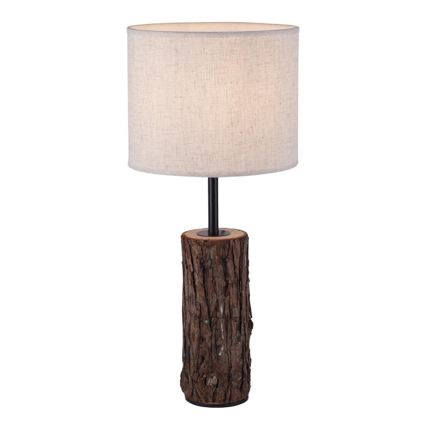 Leuchten Direkt 11233-79 - Bordlampe BARK 1xE27/40W/230V træ