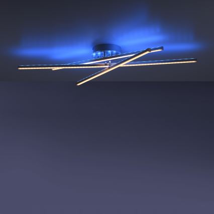 Leuchten Direkt 11256-55 - LED loftlampe dæmpbar RGB-farver ALINA 3xLED/26W/230V 2700-5000K + fjernbetjening