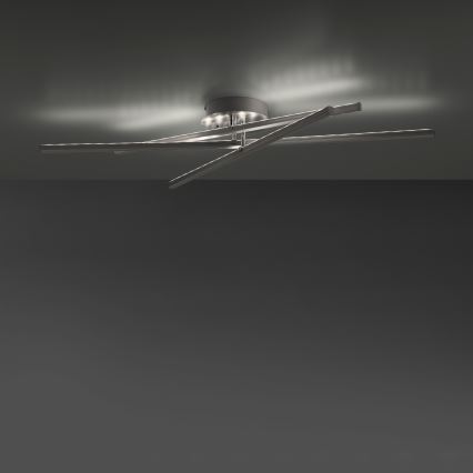 Leuchten Direkt 11256-55 - LED loftlampe dæmpbar RGB-farver ALINA 3xLED/26W/230V 2700-5000K + fjernbetjening