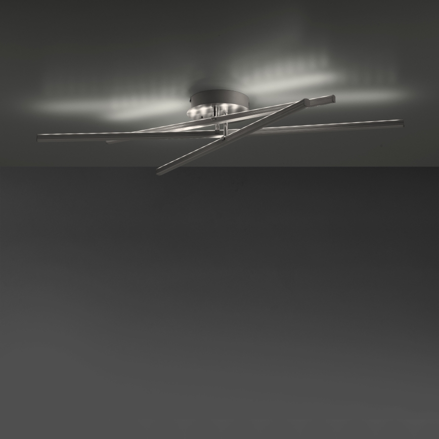 Leuchten Direkt 11256-55 - LED loftlampe dæmpbar RGB-farver ALINA 3xLED/26W/230V 2700-5000K + fjernbetjening