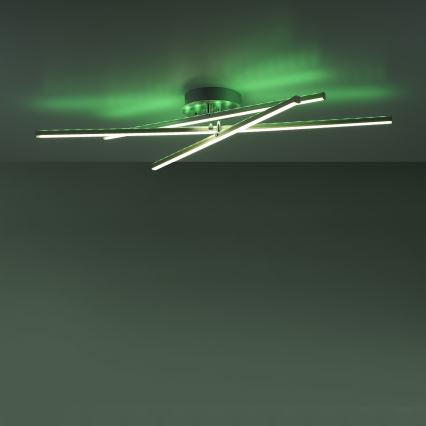 Leuchten Direkt 11256-55 - LED loftlampe dæmpbar RGB-farver ALINA 3xLED/26W/230V 2700-5000K + fjernbetjening