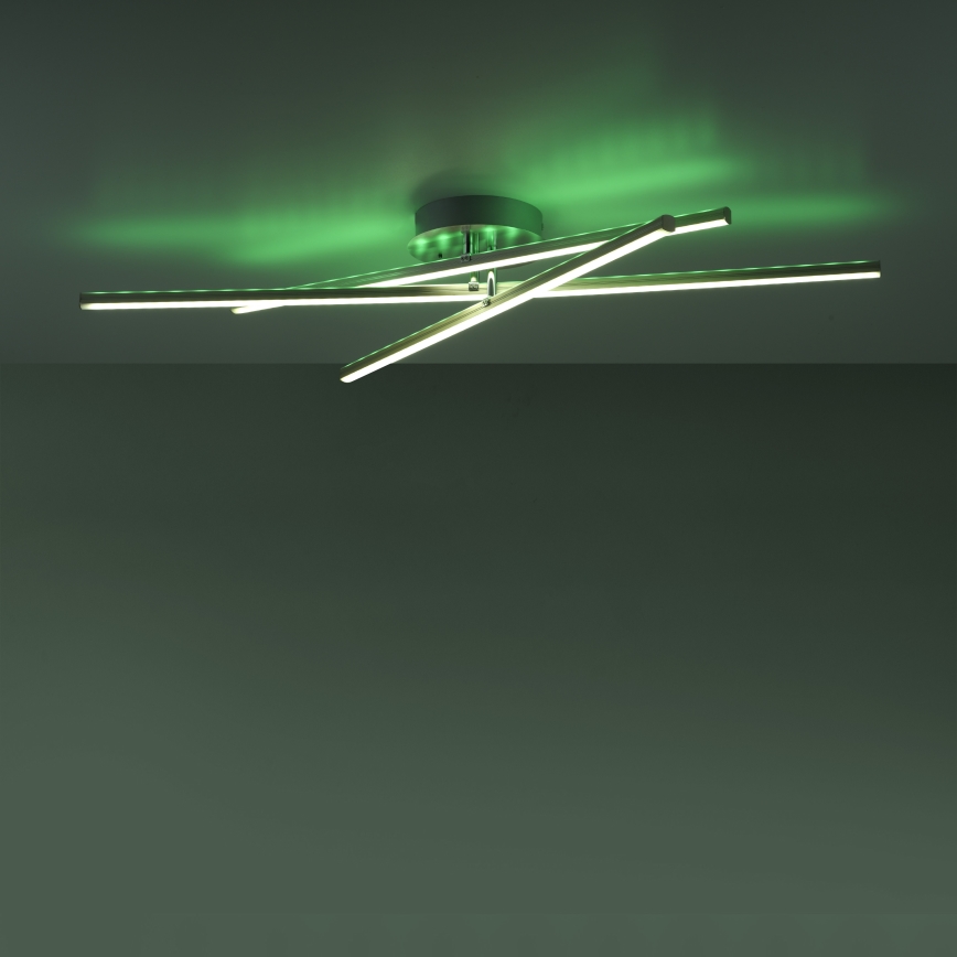 Leuchten Direkt 11256-55 - LED loftlampe dæmpbar RGB-farver ALINA 3xLED/26W/230V 2700-5000K + fjernbetjening