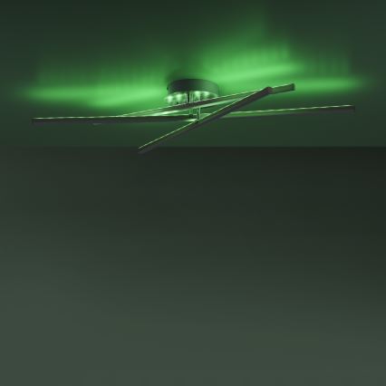 Leuchten Direkt 11256-55 - LED loftlampe dæmpbar RGB-farver ALINA 3xLED/26W/230V 2700-5000K + fjernbetjening