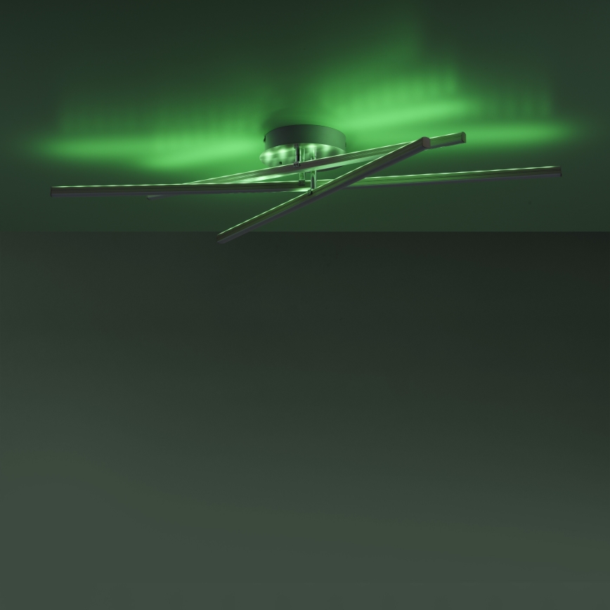 Leuchten Direkt 11256-55 - LED loftlampe dæmpbar RGB-farver ALINA 3xLED/26W/230V 2700-5000K + fjernbetjening