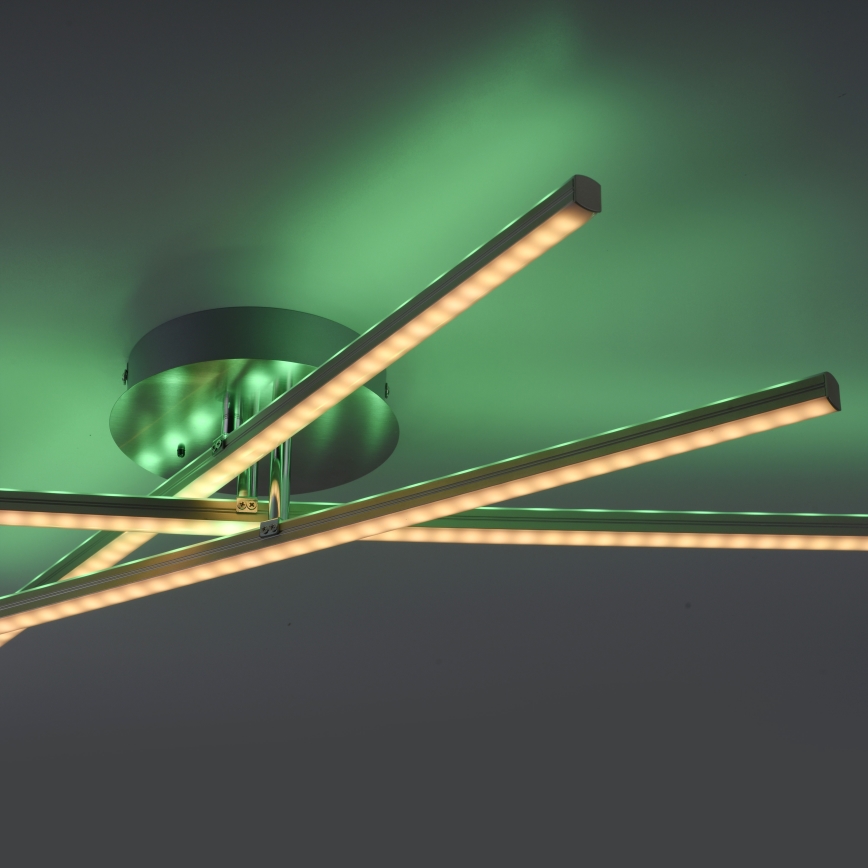 Leuchten Direkt 11256-55 - LED loftlampe dæmpbar RGB-farver ALINA 3xLED/26W/230V 2700-5000K + fjernbetjening