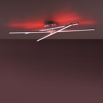 Leuchten Direkt 11256-55 - LED loftlampe dæmpbar RGB-farver ALINA 3xLED/26W/230V 2700-5000K + fjernbetjening