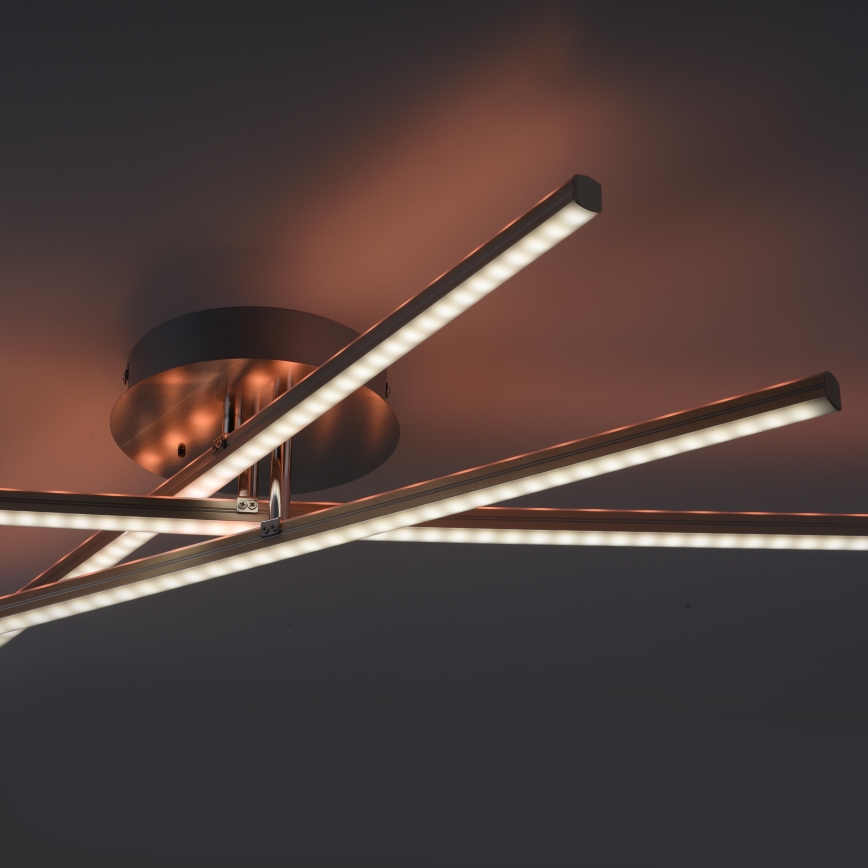 Leuchten Direkt 11256-55 - LED loftlampe dæmpbar RGB-farver ALINA 3xLED/26W/230V 2700-5000K + fjernbetjening