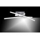 Leuchten Direkt 11270-55 - LED loftlampe SIMON 2xLED/5W/230V mat krom