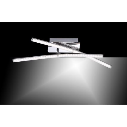 Leuchten Direkt 11270-55 - LED loftlampe SIMON 2xLED/5W/230V mat krom