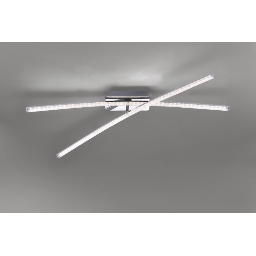 Leuchten Direkt 11292-17 - LED loftlampe SIMON 2xLED/8W/230V skinnende krom