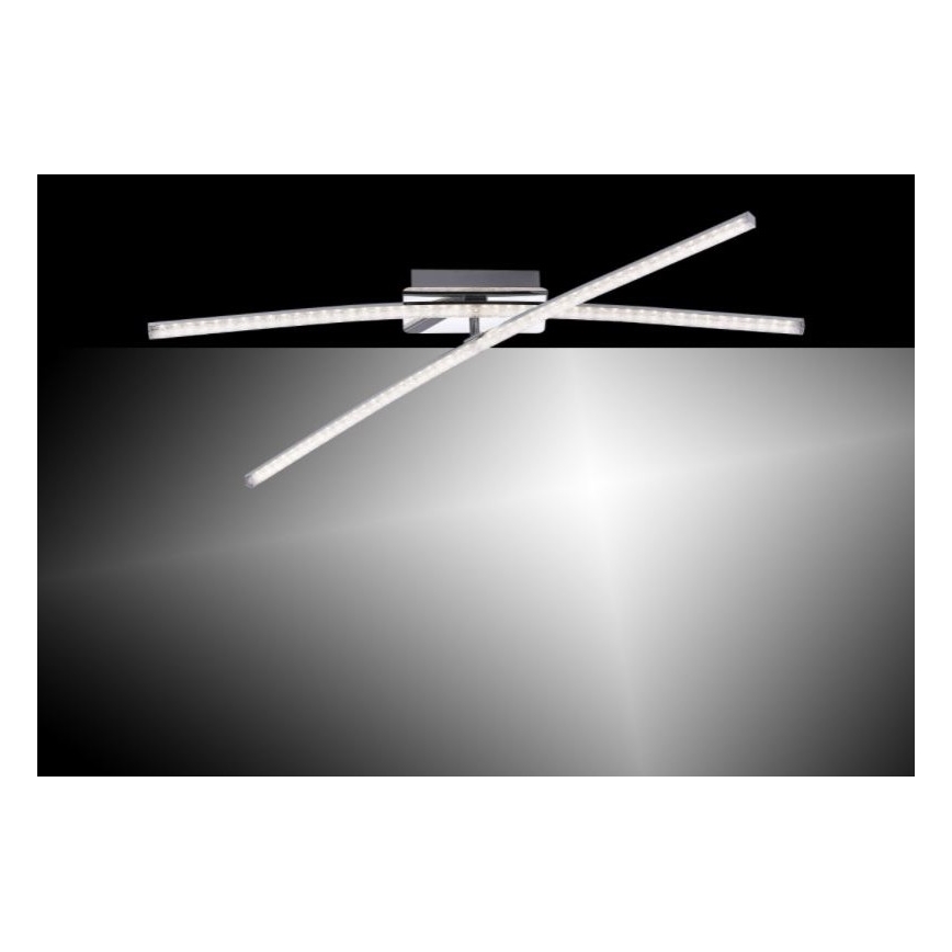 Leuchten Direkt 11292-17 - LED loftlampe SIMON 2xLED/8W/230V skinnende krom