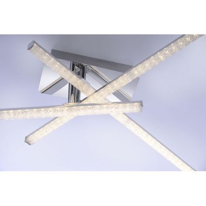 Leuchten Direkt 11293-17 - LED loftlampe SIMON 3xLED/5W/230V skinnende krom