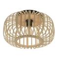 Leuchten Direkt 11412-79 - Loftlampe RACOON 1xE27/40W/230V Ø 40 cm bambus