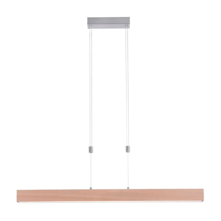 Leuchten Direkt 11420-78 - LED-pendel AMANDA på kabel LED/30W/230V 2700-5000K 110 cm brun