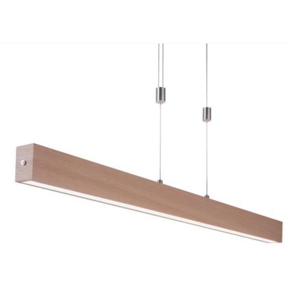 Leuchten Direkt 11420-78 - LED-pendel AMANDA på kabel LED/30W/230V 2700-5000K 110 cm brun