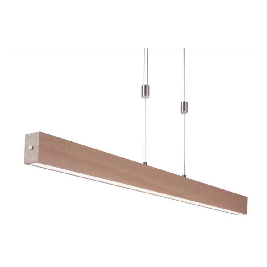 Leuchten Direkt 11420-78 - LED-pendel AMANDA på kabel LED/30W/230V 2700-5000K 110 cm brun