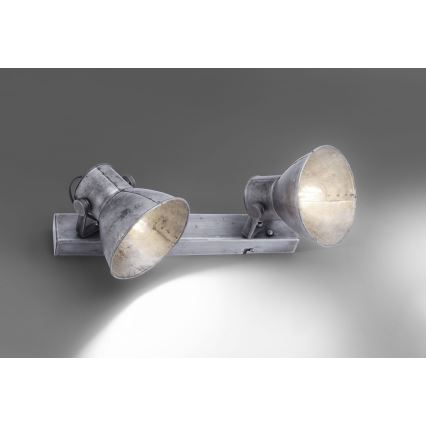 Leuchten Direkt 11481-77 - Spotlampe SAMIA 2xE27/25W/230V