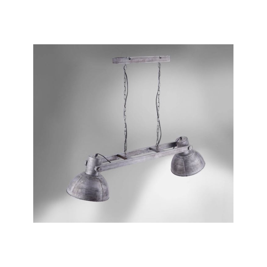 Leuchten Direkt 11483-77 - Pendel SAMIA 2xE27/25W/230V