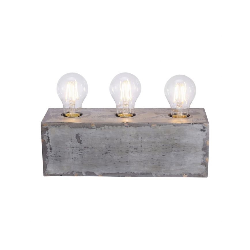 Leuchten Direkt 11498-77 - Bordlampe SAMIA 3xE27/25W/230V