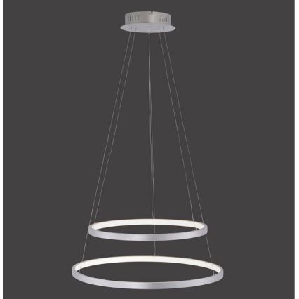 Leuchten Direkt 11525-21 - LED lysekrone i en snor CIRCLE 1xLED/15W/230V + LED/25W