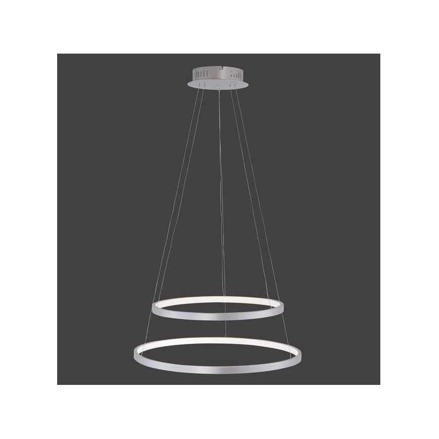 Leuchten Direkt 11525-21 - LED lysekrone i en snor CIRCLE 1xLED/15W/230V + LED/25W