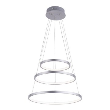 Leuchten Direkt 11526-55 - Dæmpbar LED-pendel på stålwire CIRCLE LED/13,5W/230V + LED/19,5W + LED/24W