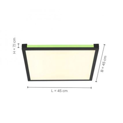 Leuchten Direkt 11621-18 - LED loftlampe dæmpbar MARIO LED/24W/230V 2700-5000K + fjernbetjening