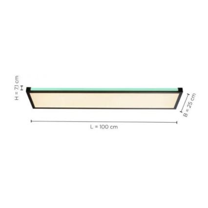 Leuchten Direkt 11622-18 - LED loftlampe dæmpbar RGB-farver MARIO LED/29W/230V 2700-5000K + fjernbetjening