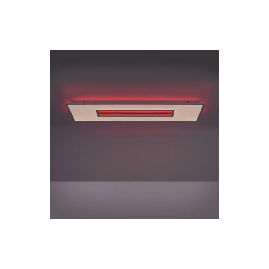 Leuchten Direkt 11646-16 - LED loftlampe dæmpbar RGB-farver RECESS 1xLED/41W/230V + 1xLED/7,5W + fjernbetjening