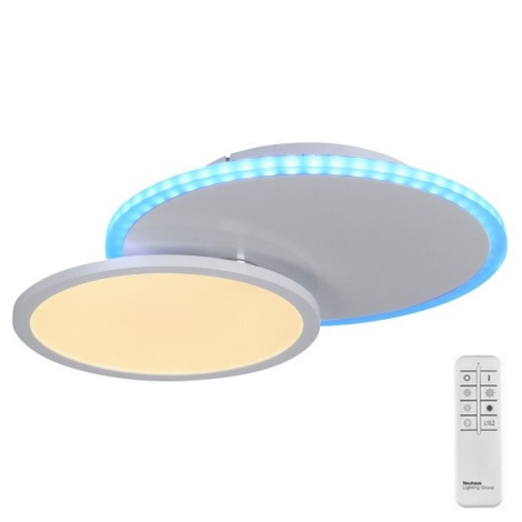 Leuchten Direkt 11662-16 - LED loftlampe dæmpbar RGB-farver ARENDA LED/21W/230V + fjernbetjening