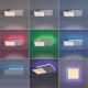 Leuchten Direkt 11663-16 - LED loftlampe dæmpbar RGB-farver ARENDA LED/22W/230V + fjernbetjening