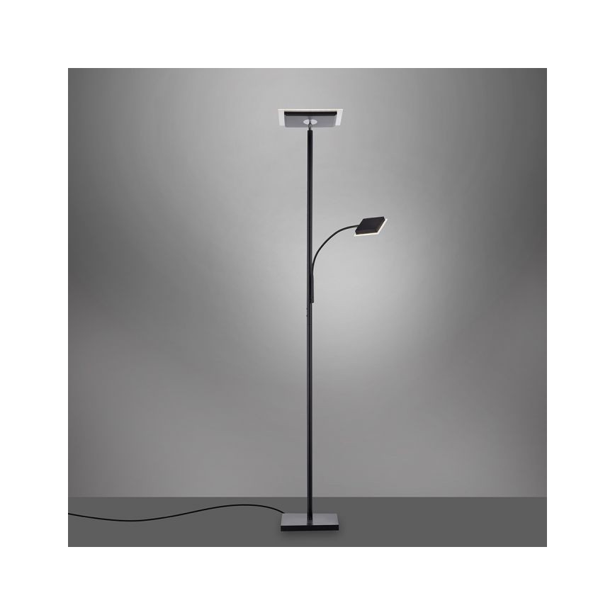 Leuchten Direkt 11710-18 - LED gulvlampe dæmpbar HANS LED/21,5W/230V + LED/4W