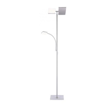 Leuchten Direkt 11725-55 - LED gulvlampe m. touch-funktion dæmpbar RUBEN 2xLED/11W/230V + LED/4W