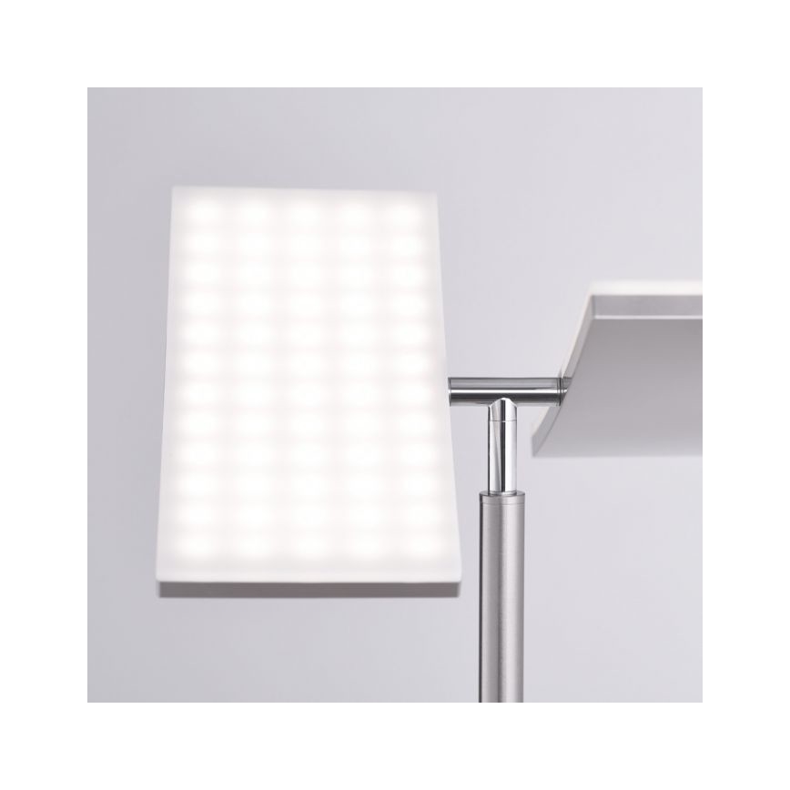 Leuchten Direkt 11725-55 - LED gulvlampe m. touch-funktion dæmpbar RUBEN 2xLED/11W/230V + LED/4W