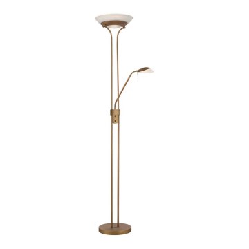 Leuchten Direkt 11730-11 - LED gulvlampe dæmpbar ZAHARA LED/16W/230V + LED/5W