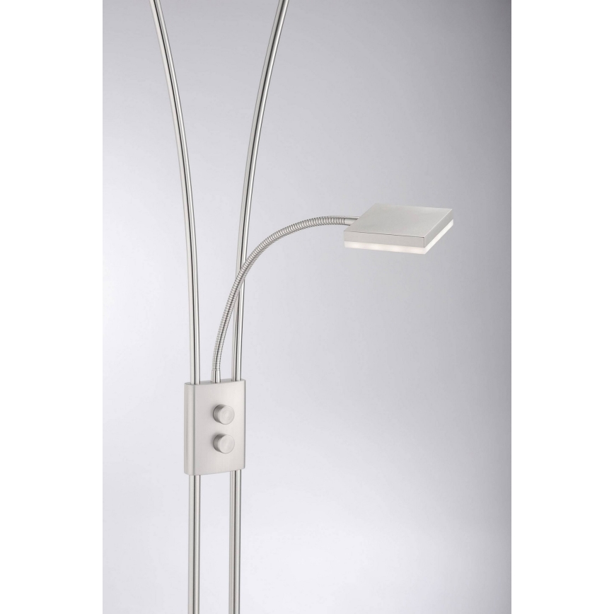 Leuchten Direkt 11776-55 - LED gulvlampe dæmpbar HELIA LED/16,8W/230V + 2xLED/3,8W
