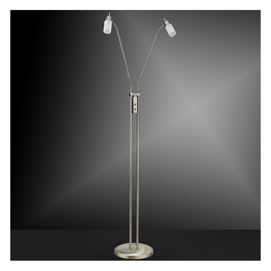 Leuchten Direkt 11937-55 - LED gulvlampe MAX LED 2xGU10/4W/230V
